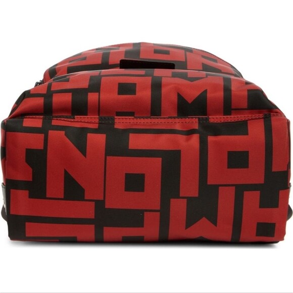 Longchamp Newest Quality Backpack Logo Red Black